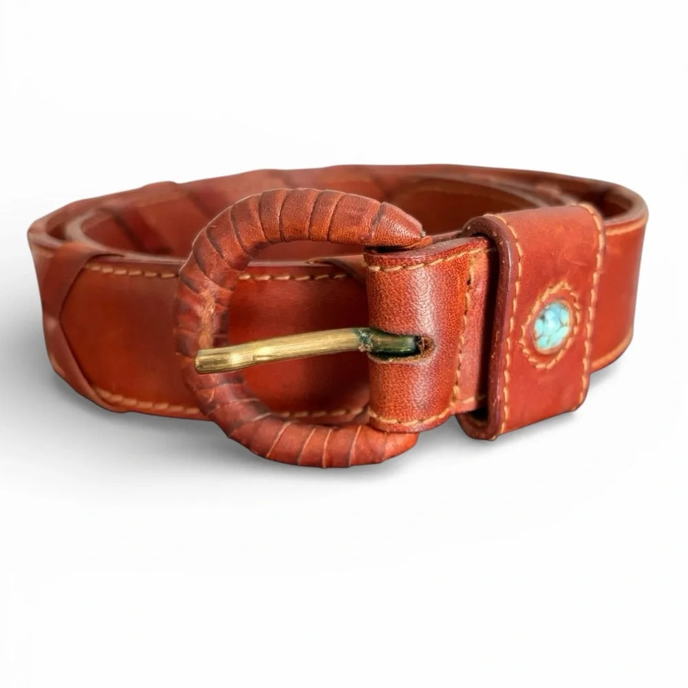 Neiman Marcus Turquoise Belt - Picture 2 of 7